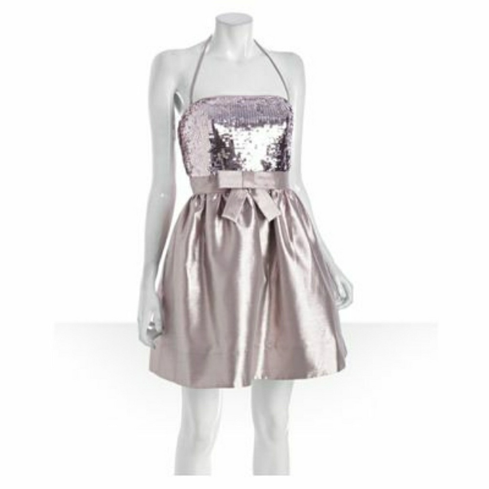 •Betsy Johnson Metallic Cocktail Dress